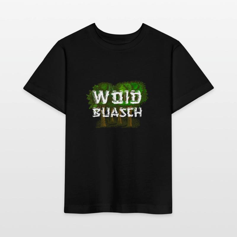 Woidbuasch dialecte dialecte dialecte bois forestier T-shirt bio MINI CREATOR Stanley/Stella Enfant