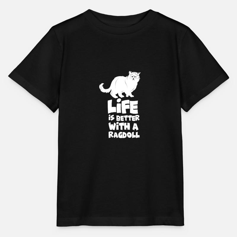 Chats Ragdoll - T-shirt bio MINI CREATOR Stanley/Stella Enfant - noir