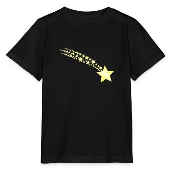 Shooting Star Gift Star Stars Starlet Star - Stanley/Stella MINI CREATOR Kids’ T-Shirt - black - Front - Mikhail (115cm)