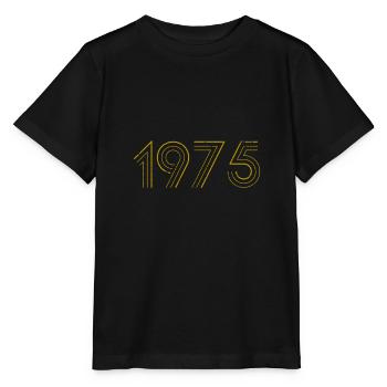 1975 Retro Style Gift - Stanley/Stella MINI CREATOR Kids’ T-Shirt - black - Front - Mikhail (115cm)