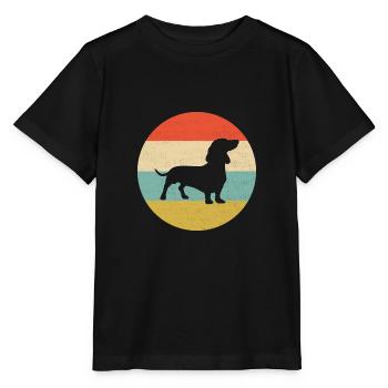 Hunderasse Dachshund Hundehalter Geschenk - Stanley/Stella Kinder T-Shirt MINI CREATOR  - Schwarz - Vorne - Mikhail (115cm)