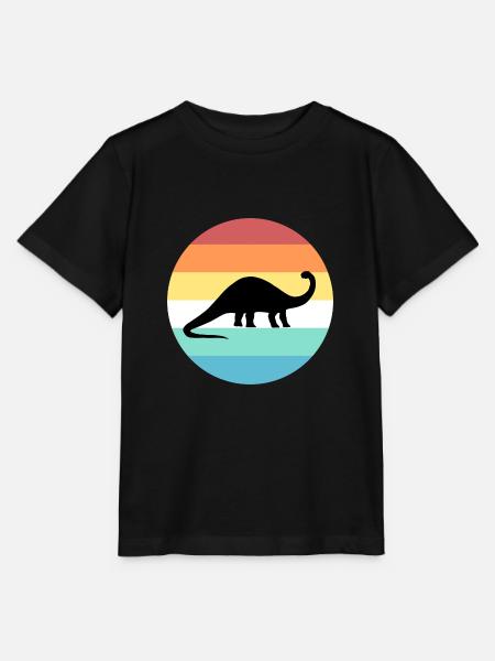 Brontosaurus - Stanley/Stella Kinder T-Shirt MINI CREATOR  - Schwarz