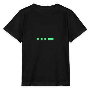 Victory Green - Stanley/Stella Kinder T-Shirt MINI CREATOR  - Schwarz - Vorne - Mikhail (115cm)