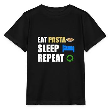 pasta - Stanley/Stella MINI CREATOR Kids’ T-Shirt - black - Front - Mikhail (115cm)