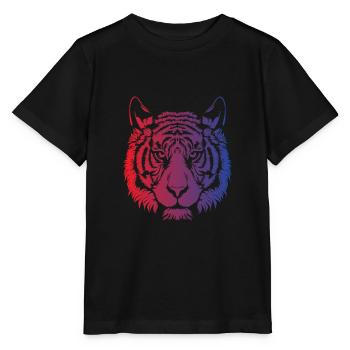 tigre - T-shirt bio MINI CREATOR Stanley/Stella Enfant - noir - Devant - Mikhail (115cm)