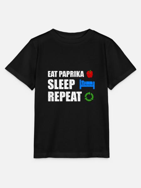 Paprika - Stanley/Stella Kinder T-Shirt MINI CREATOR - Schwarz