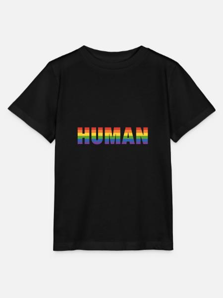 Human LGBT Geschenk - Stanley/Stella Kinder T-Shirt MINI CREATOR - Schwarz