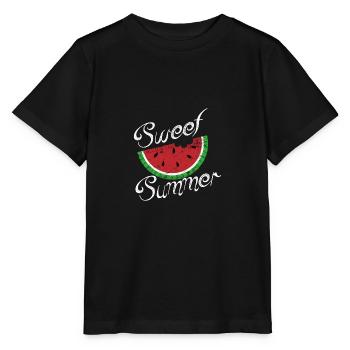 Wassermelone Sweet Summer Spruch Geschenk - Stanley/Stella Kinder T-Shirt MINI CREATOR  - Schwarz - Vorne - Mikhail (115cm)