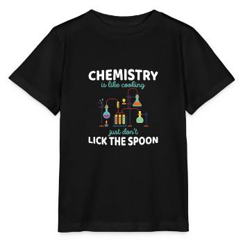Chimiste flacon de laboratoire chimiste disant cadeau - T-shirt bio MINI CREATOR Stanley/Stella Enfant - noir - Devant - Mikhail (115cm)