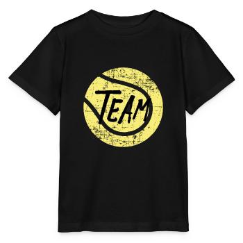 Cadeau de tennis d'équipe - T-shirt bio MINI CREATOR Stanley/Stella Enfant - noir - Devant - Mikhail (115cm)