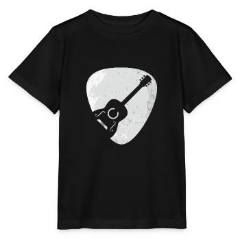 Akustische Gitarre Plektrum GeschenkA - Stanley/Stella Kinder T-Shirt MINI CREATOR  - Schwarz - Vorne - Mikhail (115cm)