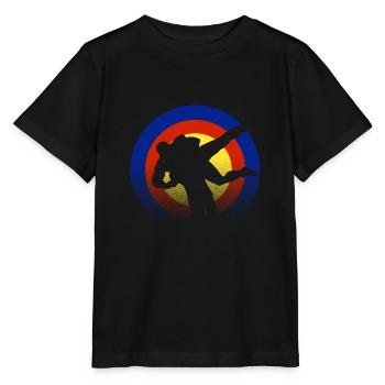 lutteur - T-shirt bio MINI CREATOR Stanley/Stella Enfant - noir - Devant - Mikhail (115cm)