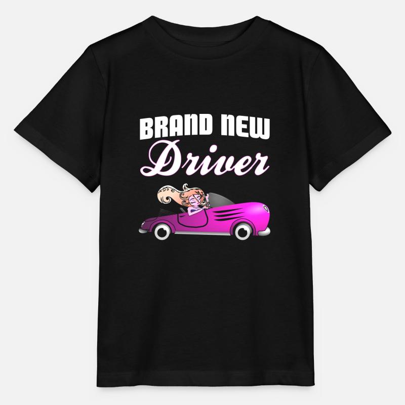 Führerscheinfrau - Stanley/Stella Kinder T-Shirt MINI CREATOR  - Schwarz