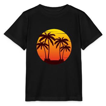 Het gevoel van de zomer - Stanley/Stella Kinder-T-shirt MINI CREATOR  - zwart - Voor - Mikhail (115cm)