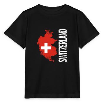 Switzerland - Stanley/Stella MINI CREATOR Kids’ T-Shirt - black - Front - Mikhail (115cm)