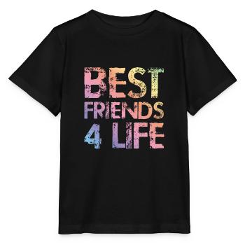 meilleurs amis pour toujours - T-shirt bio MINI CREATOR Stanley/Stella Enfant - noir - Devant - Mikhail (115cm)