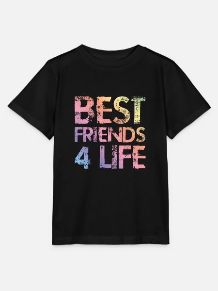 beste freunde für immer - Stanley/Stella Kinder T-Shirt MINI CREATOR - Schwarz