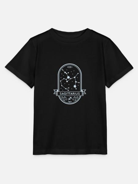Sternbild Schütze - Stanley/Stella Kinder T-Shirt MINI CREATOR - Schwarz