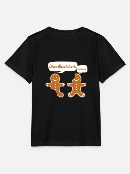 Lebkuchen Weihnachten - Lustiger Spruch - Stanley/Stella Kinder T-Shirt MINI CREATOR - Schwarz
