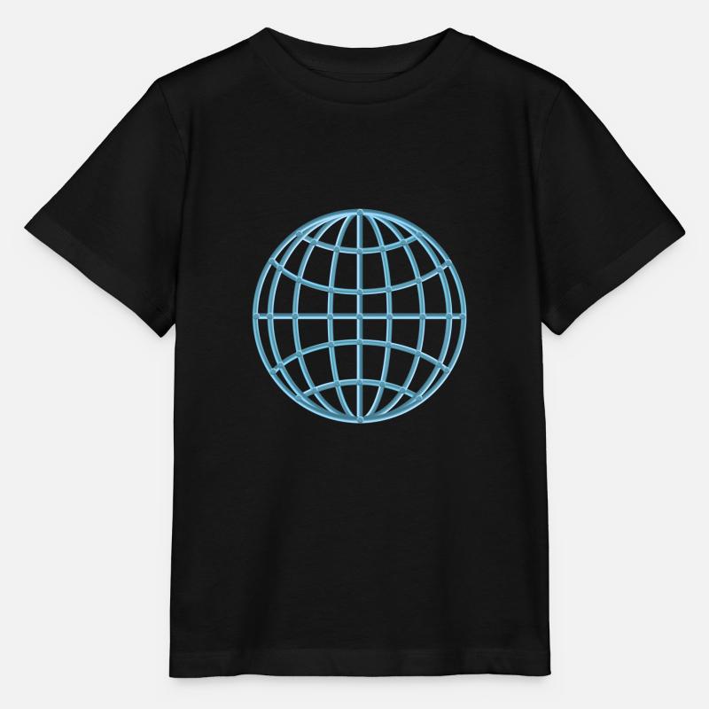 globe - T-shirt bio MINI CREATOR Stanley/Stella Enfant - noir