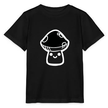Pilz - Stanley/Stella Kinder T-Shirt MINI CREATOR  - Schwarz - Vorne - Mikhail (115cm)