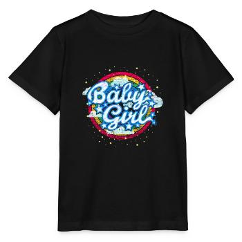Baby Girl (Rainbow) - Stanley/Stella MINI CREATOR Kids’ T-Shirt - black - Front - Mikhail (115cm)