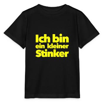 Ich bin ein kleiner Stinker - Spaß - Stanley/Stella Kinder T-Shirt MINI CREATOR  - Schwarz - Vorne - Mikhail (115cm)