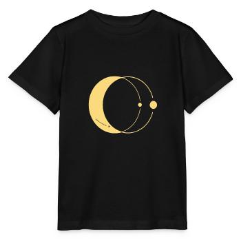 Moon - T-shirt bio MINI CREATOR Stanley/Stella Enfant - noir - Devant - Mikhail (115cm)