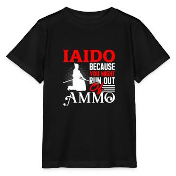 Iaido - T-shirt bio MINI CREATOR Stanley/Stella Enfant - noir - Devant - Mikhail (115cm)