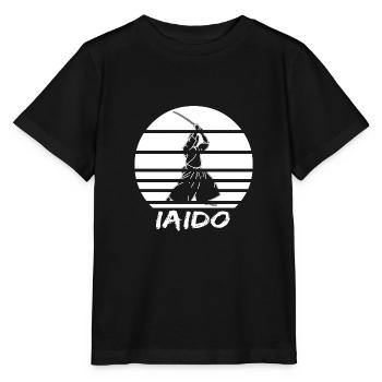 Iaido - T-shirt bio MINI CREATOR Stanley/Stella Enfant - noir - Devant - Mikhail (115cm)