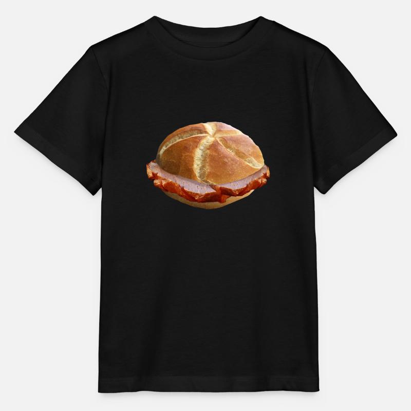 Leberkas Semmel Bayern Leberkäse Fleischkäse - Stanley/Stella Kinder T-Shirt MINI CREATOR  - Schwarz