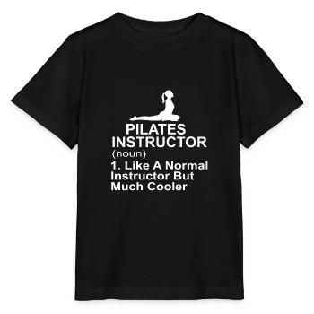 Pilates Übung - Stanley/Stella Kinder T-Shirt MINI CREATOR  - Schwarz - Vorne - Mikhail (115cm)