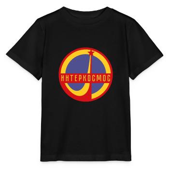 Intercosmos Sputnik space USSR gift - Stanley/Stella MINI CREATOR Kids’ T-Shirt - black - Front - Mikhail (115cm)