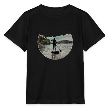 Stand up Paddling | SUP | stand up paddle - Stanley/Stella Kinder T-Shirt MINI CREATOR  - Schwarz - Vorne - Mikhail (115cm)