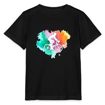 Vélo vélo vélo vélo vélo - T-shirt bio MINI CREATOR Stanley/Stella Enfant - noir - Devant - Mikhail (115cm)
