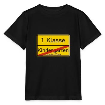 Ade Kindergarten Hallo 1. Klasse Schule Geschenk - Stanley/Stella Kinder T-Shirt MINI CREATOR  - Schwarz - Vorne - Mikhail (115cm)