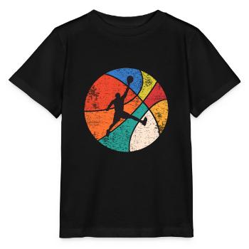 basketball basketballer - Stanley/Stella Kinder T-Shirt MINI CREATOR  - Schwarz - Vorne - Mikhail (115cm)