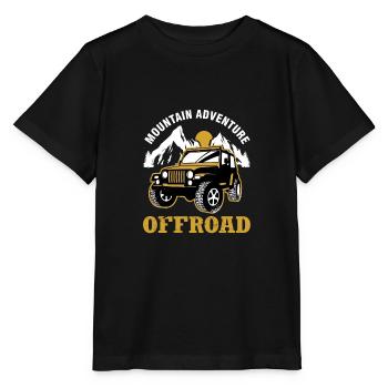Véhicule tout-terrain Jeep tout-terrain - T-shirt bio MINI CREATOR Stanley/Stella Enfant - noir - Devant - Mikhail (115cm)