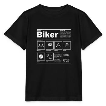 Profile: Biker - Stanley/Stella MINI CREATOR Kids’ T-Shirt - black - Front - Mikhail (115cm)