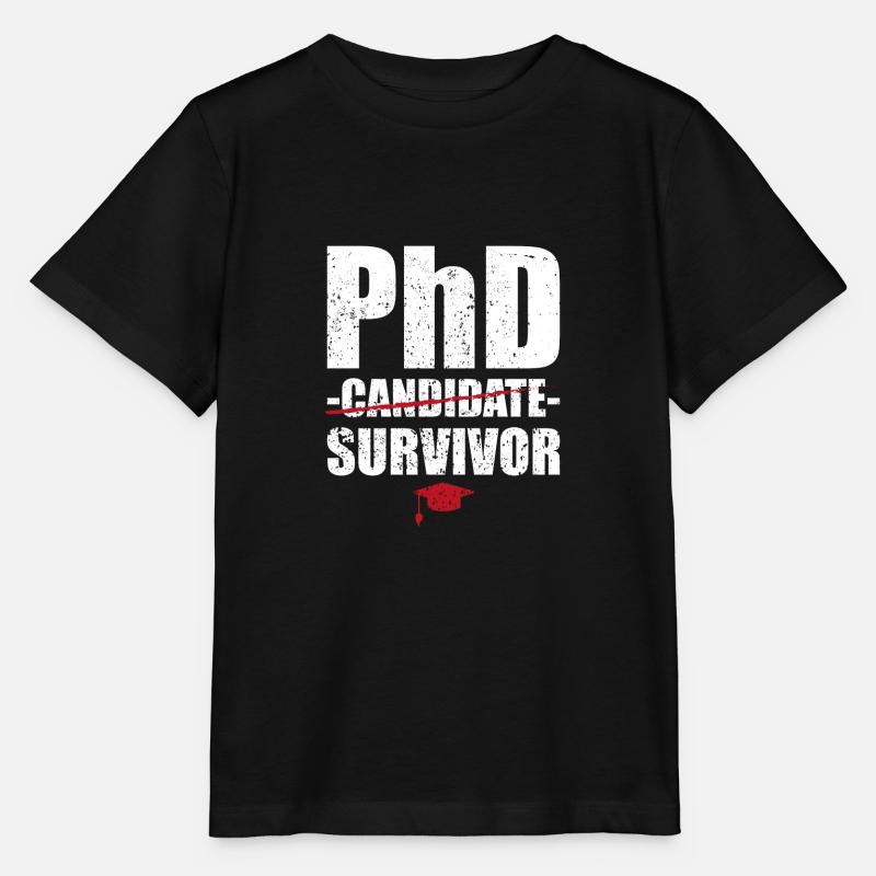 Phd Survivor Degree Uni Geschnenk - T-shirt bio MINI CREATOR Stanley/Stella Enfant - noir