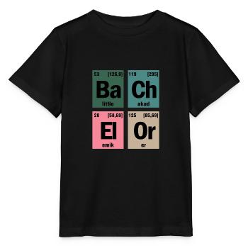 Bachelor Chemie Periodisch Student Spruch - Stanley/Stella Kinder T-Shirt MINI CREATOR  - Schwarz - Vorne - Mikhail (115cm)