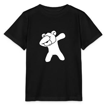 Ours polaire - T-shirt bio MINI CREATOR Stanley/Stella Enfant - noir - Devant - Mikhail (115cm)