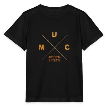 Munich MUC coordonne le cadeau à la maison Bavière - T-shirt bio MINI CREATOR Stanley/Stella Enfant - noir - Devant - Mikhail (115cm)