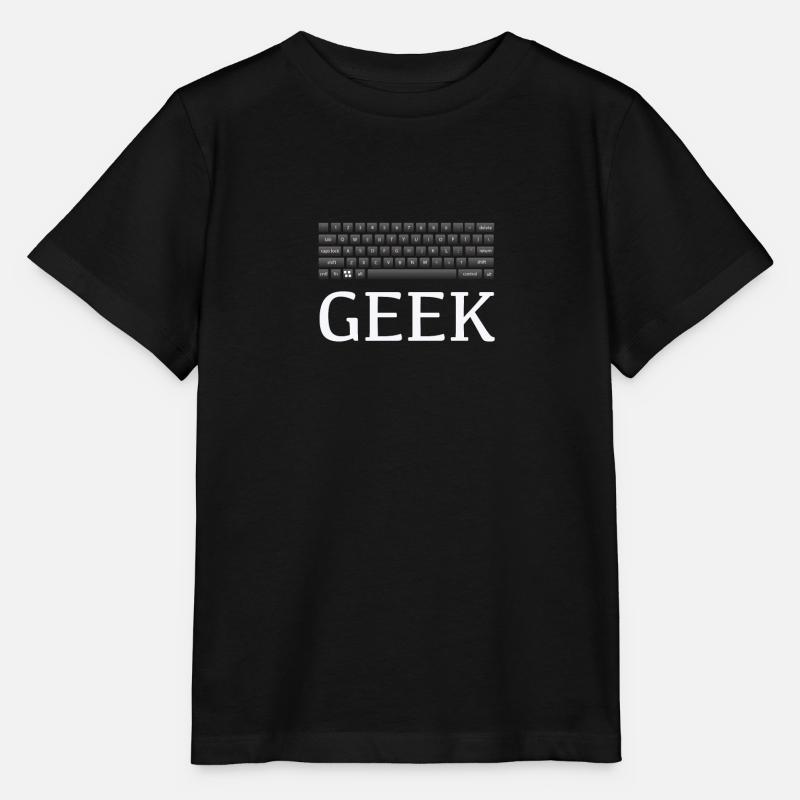 Geek - T-shirt bio MINI CREATOR Stanley/Stella Enfant - noir