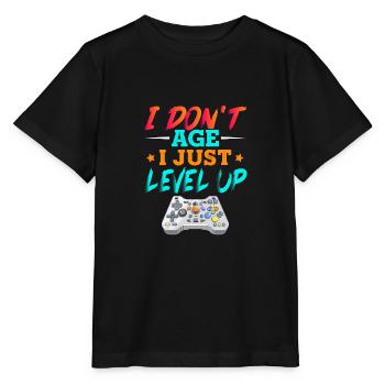 Old gamer gamer - Stanley/Stella MINI CREATOR Kids’ T-Shirt - black - Front - Mikhail (115cm)