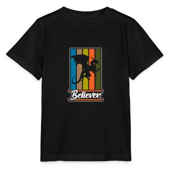 Drache Feuer Phantasie - Stanley/Stella Kinder T-Shirt MINI CREATOR  - Schwarz - Vorne - Mikhail (115cm)