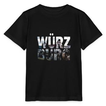 Würzburg Stadtbild - Stanley/Stella Kinder T-Shirt MINI CREATOR  - Schwarz - Vorne - Mikhail (115cm)