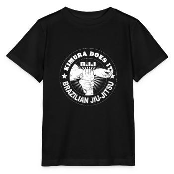 Brazilian Jiu-Jitsu Kimura - Stanley/Stella Kinder T-Shirt MINI CREATOR  - Schwarz - Vorne - Mikhail (115cm)