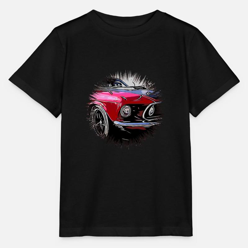 Voiture - T-shirt bio MINI CREATOR Stanley/Stella Enfant - noir