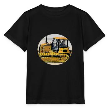 Bulldozer - Stanley/Stella MINI CREATOR Kids’ T-Shirt - black - Front - Mikhail (115cm)